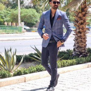 کت تک اسپرت چهارخانه