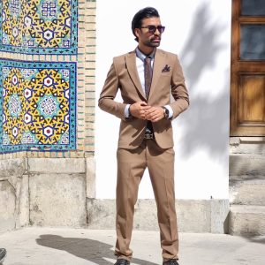 کت و شلوار پارچه کریستال ترک